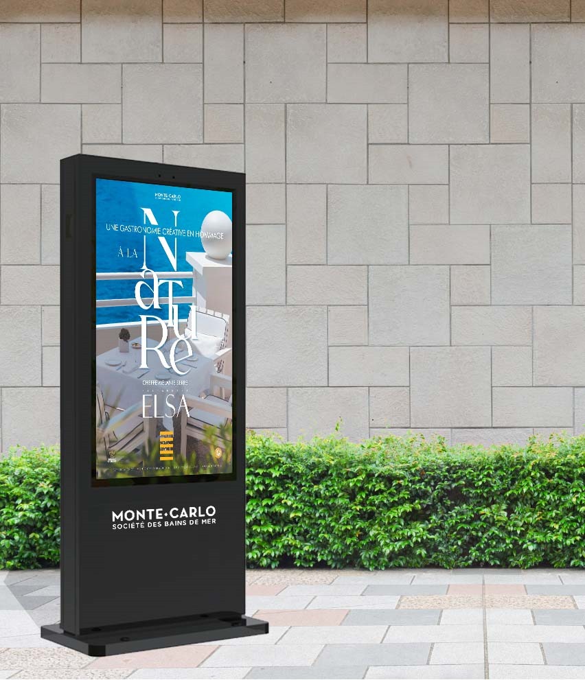 Totem vertical — Monte-Carlo